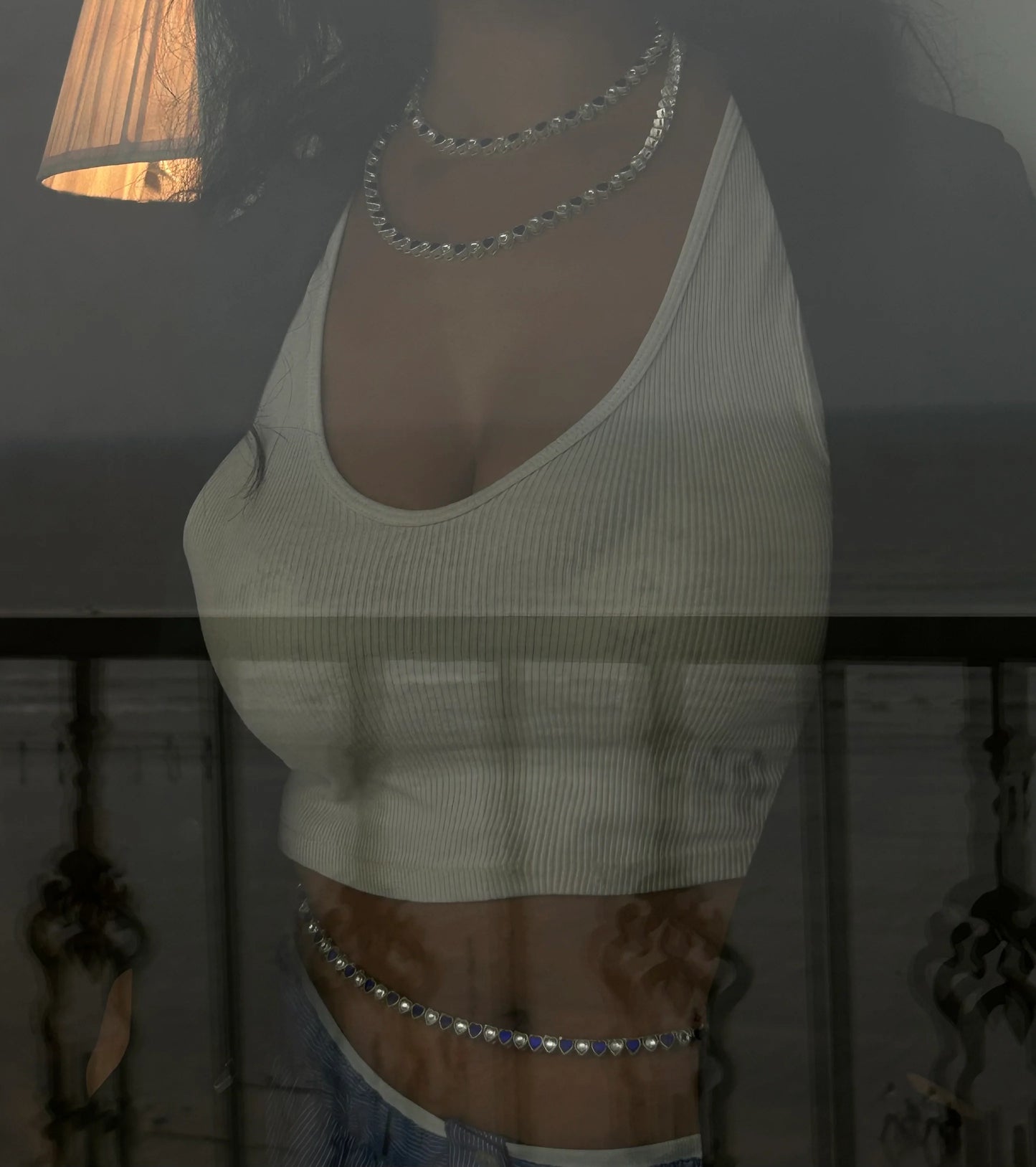 Kundan waist chain/choker