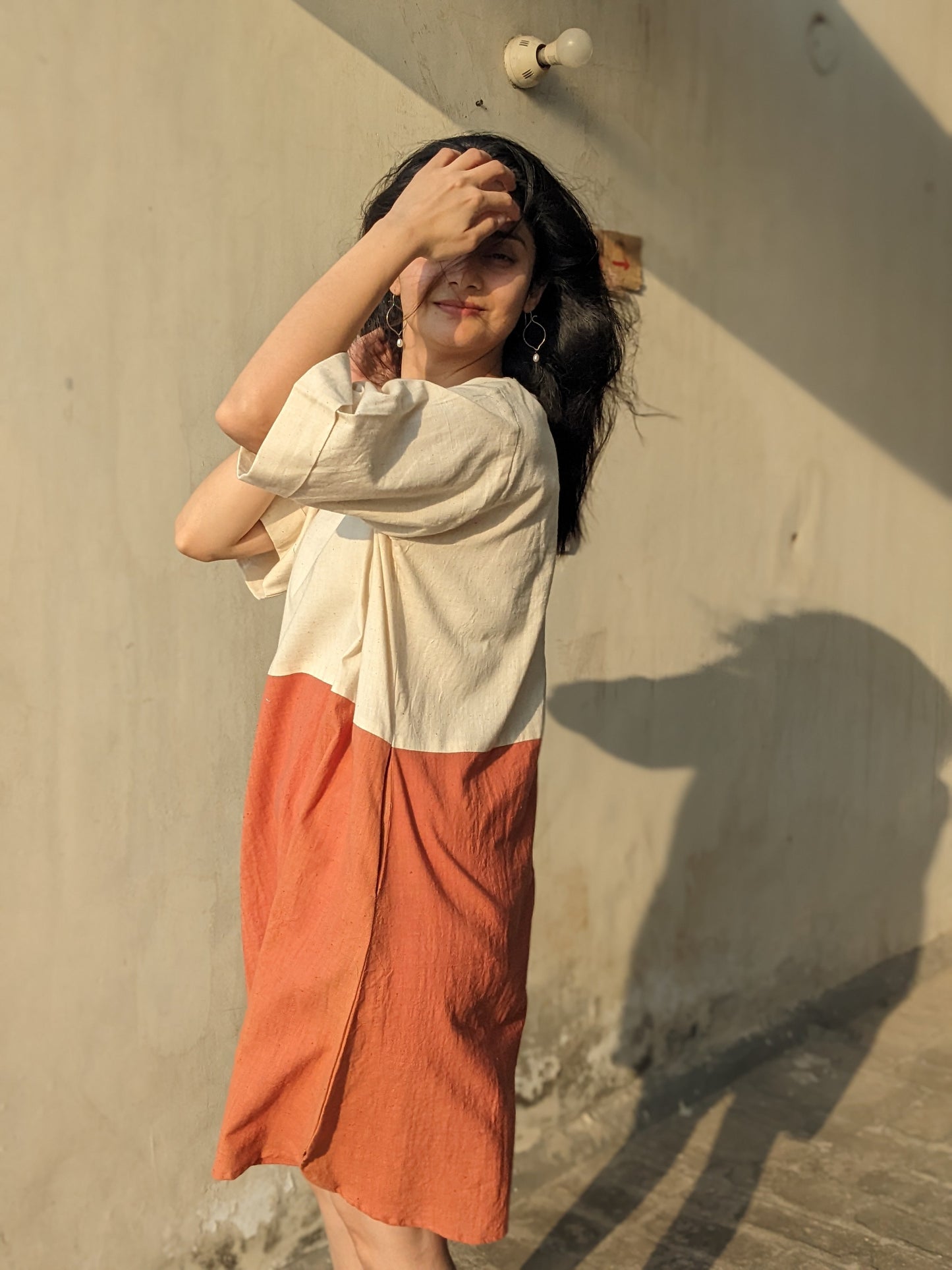 Dhaani- Twin Block Dress