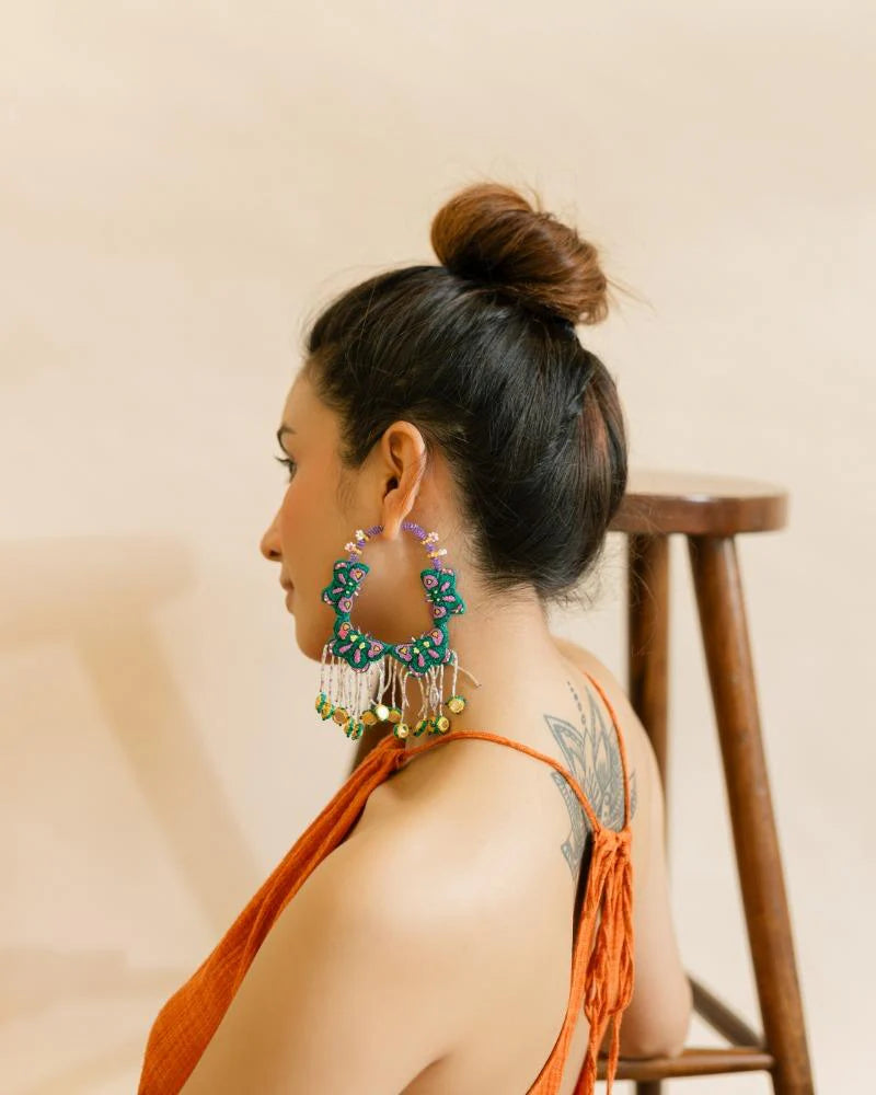 Navagio handmade butterfly earrings