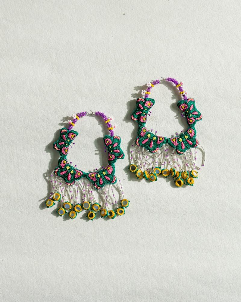 Navagio handmade butterfly earrings