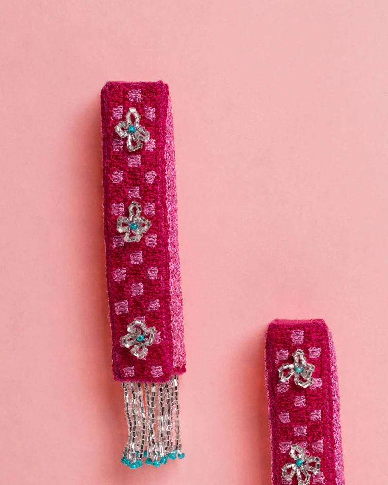 Ahia! Handmade 3D statement earrings