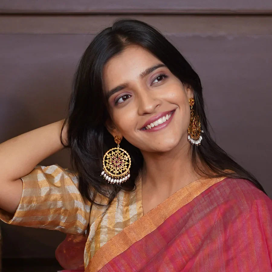 Shaheer Gold Dangler Earrings