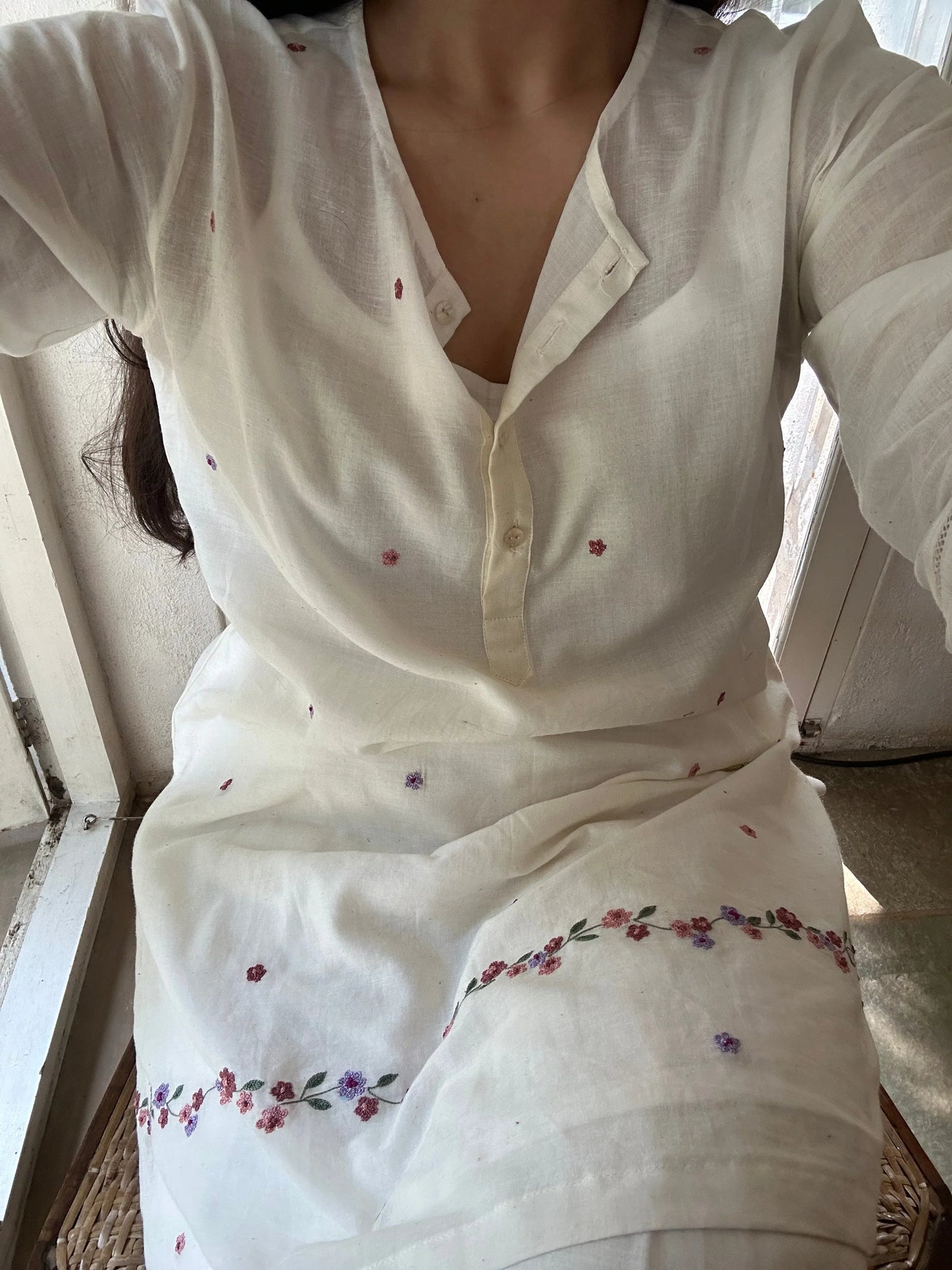 Gul Kameez Set with slip