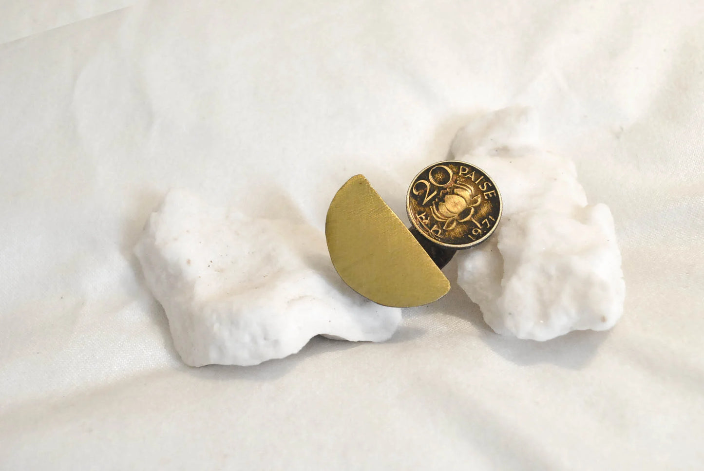 20 Paise Semi-Circle Split Ring