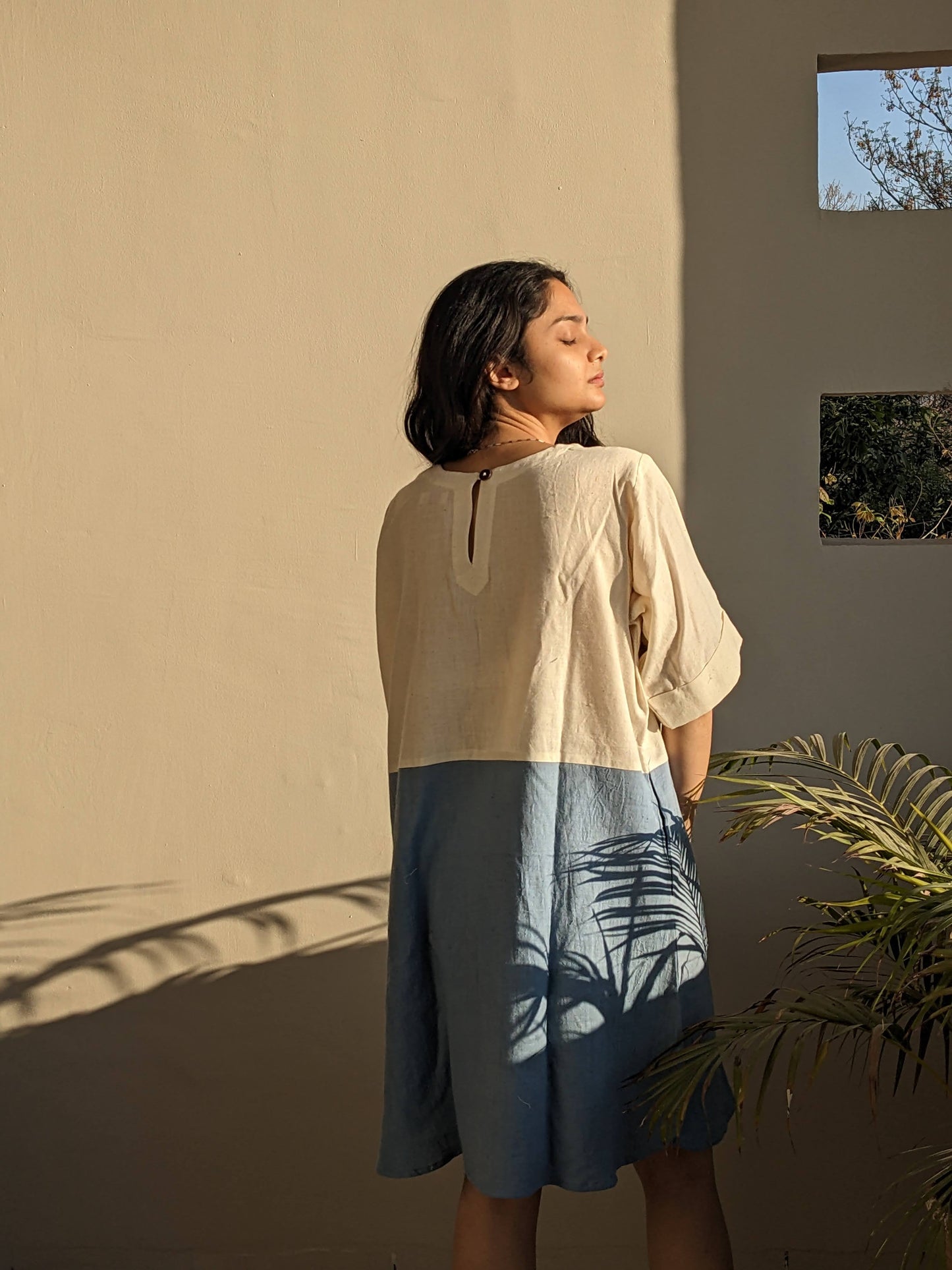 Dhaani- Twin Block Dress