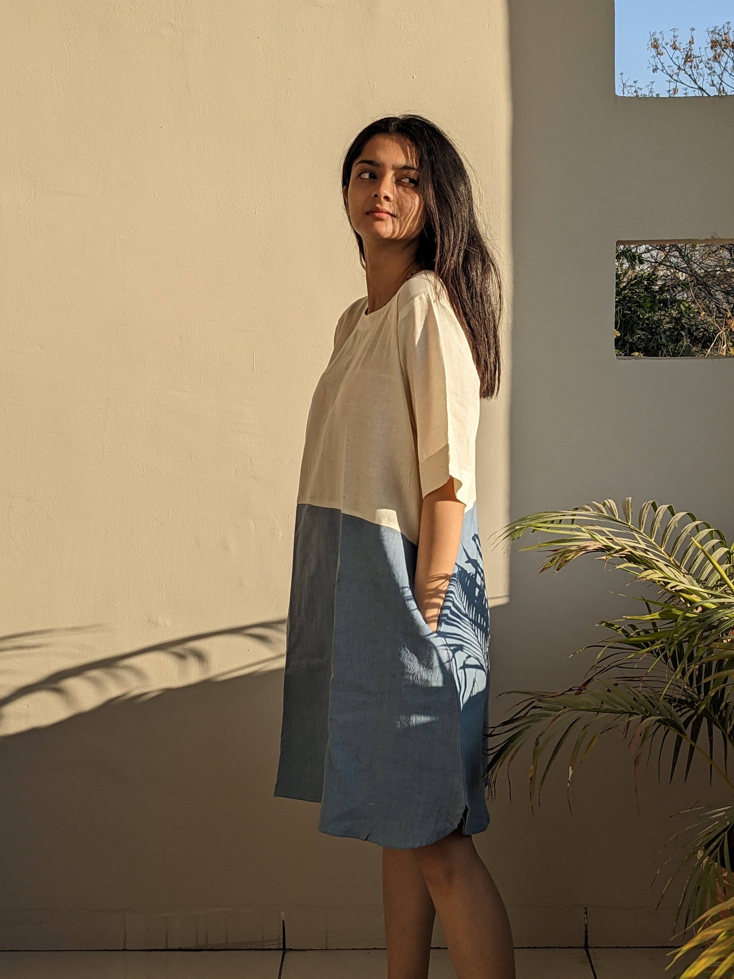 Dhaani- Twin Block Dress