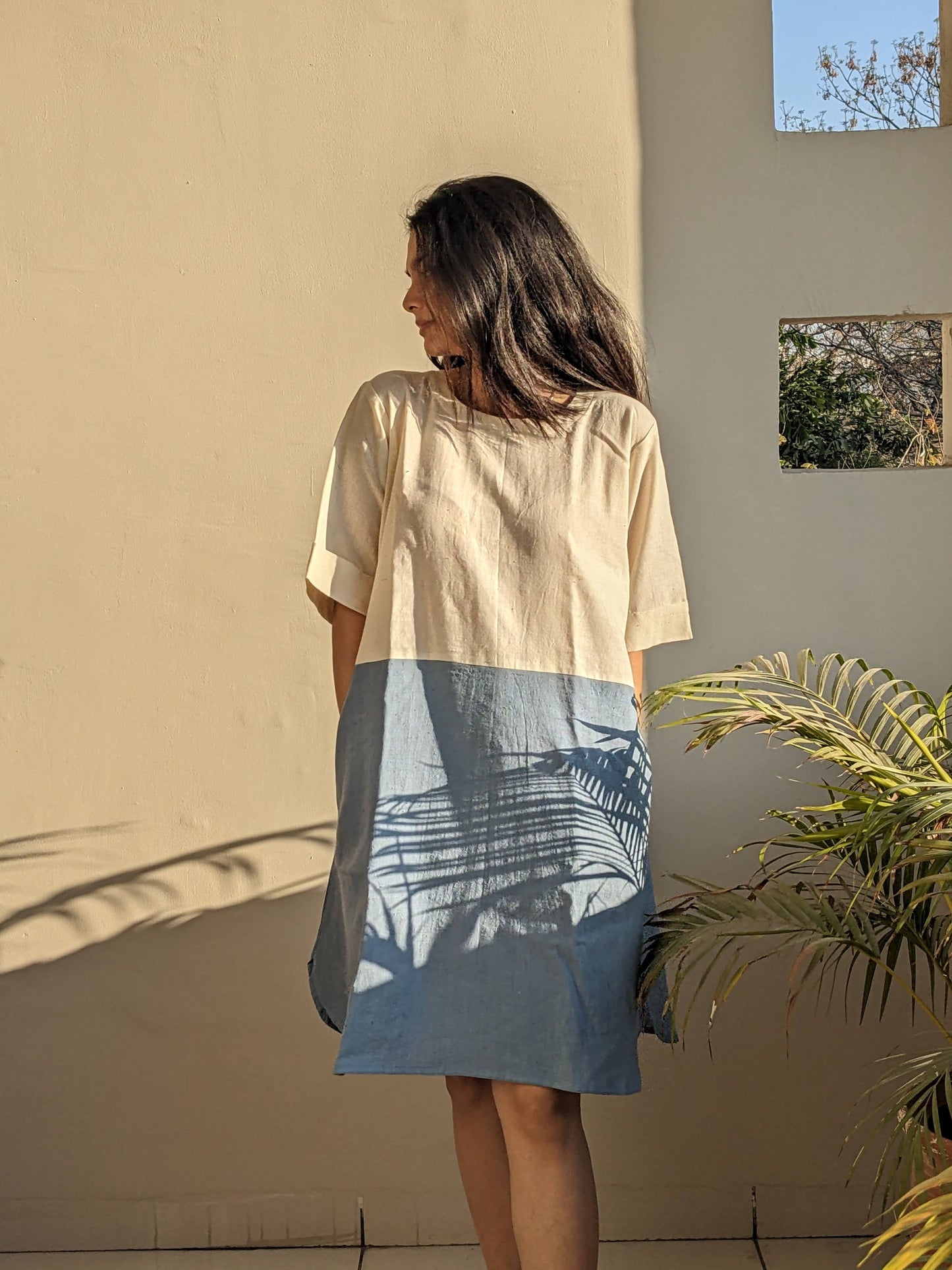 Dhaani- Twin Block Dress