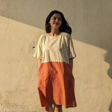 Dhaani- Twin Block Dress