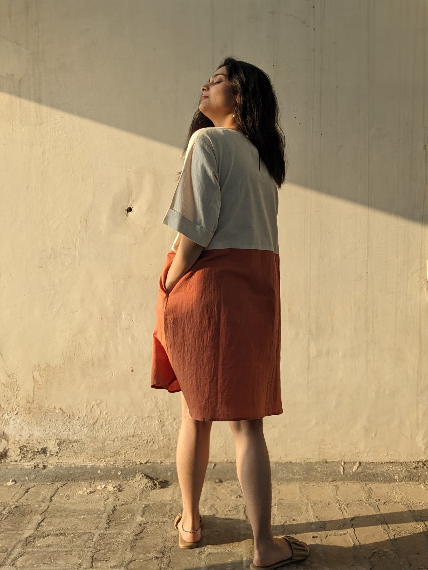 Dhaani- Twin Block Dress