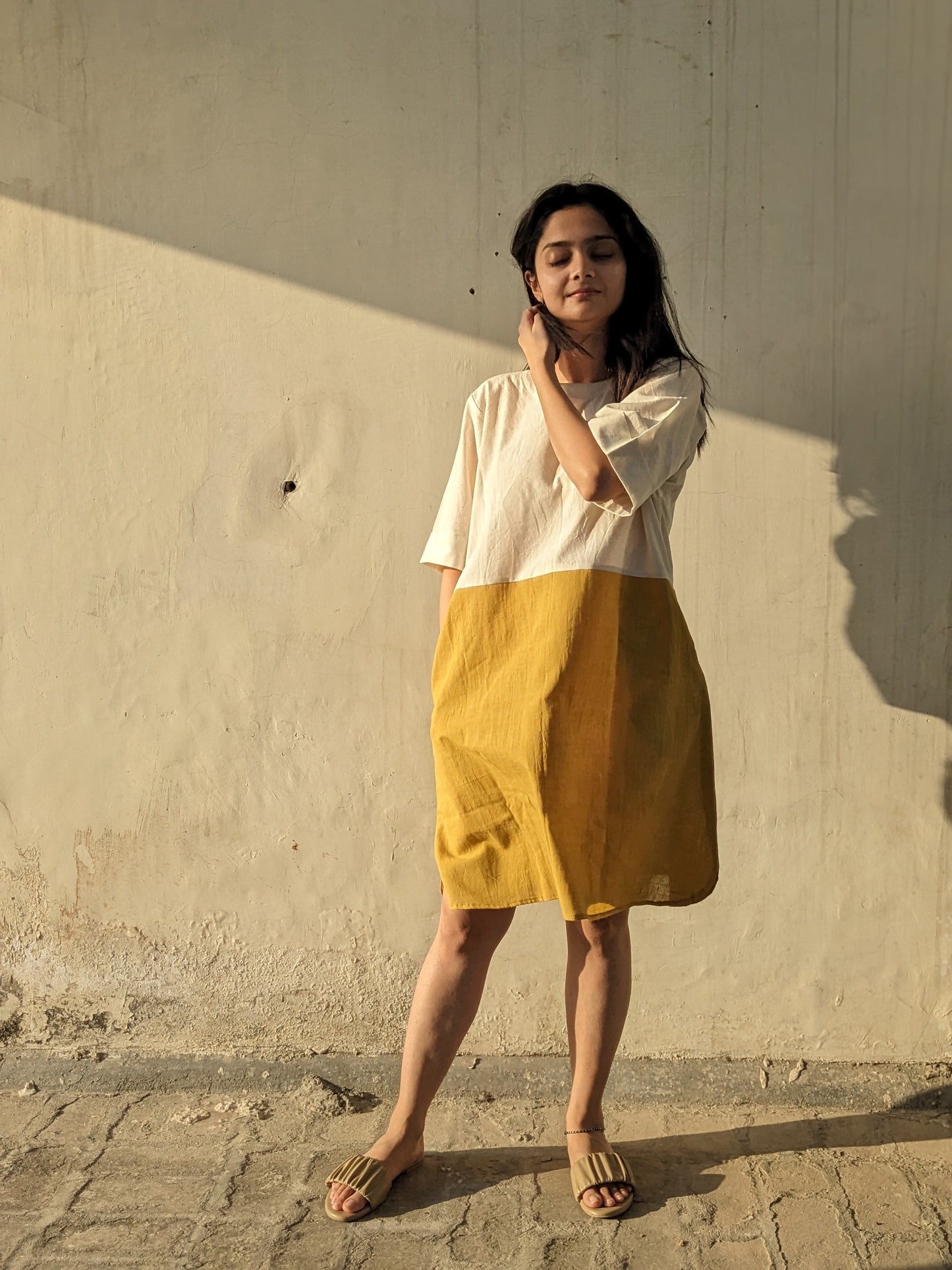 Dhaani- Twin Block Dress