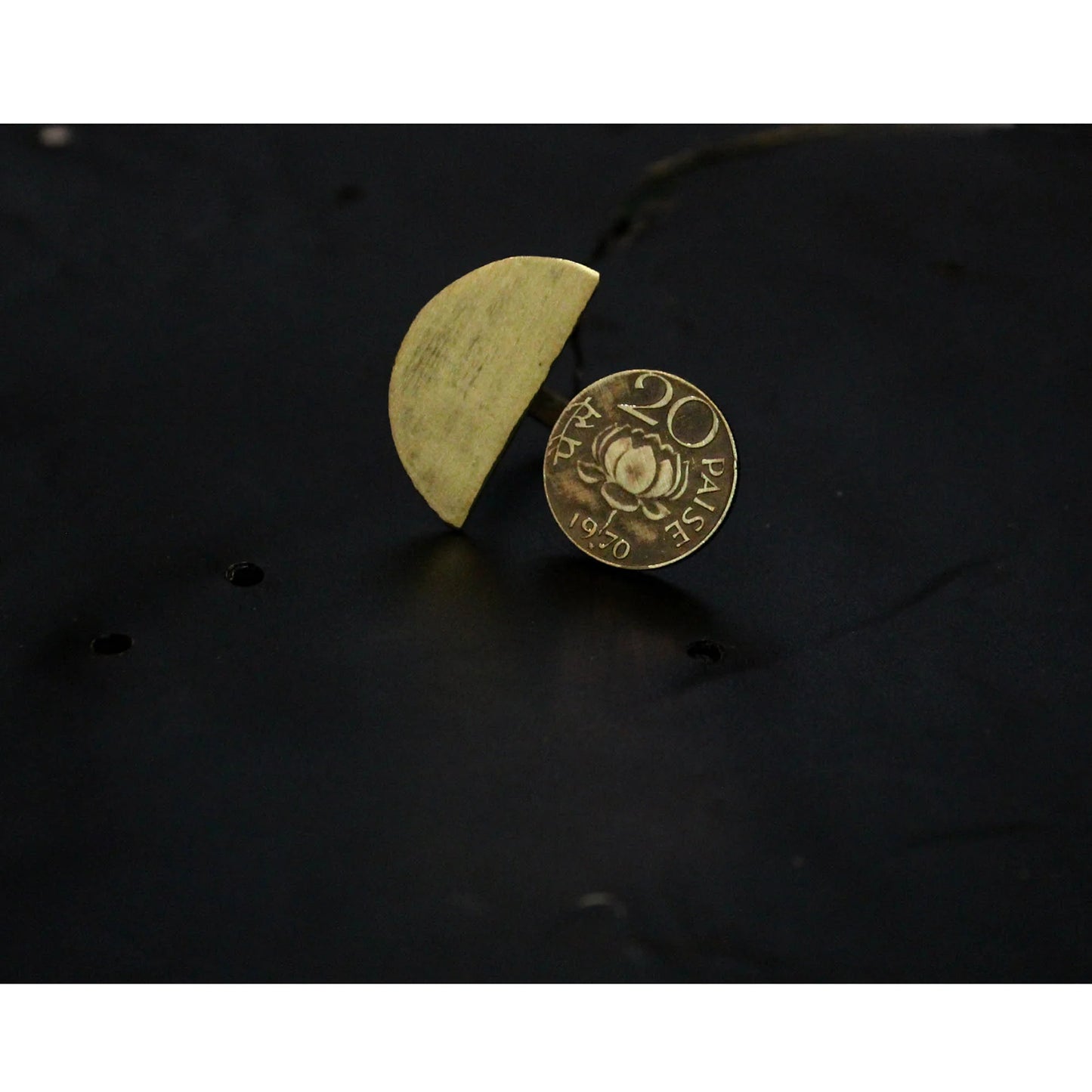 20 Paise Semi-Circle Split Ring