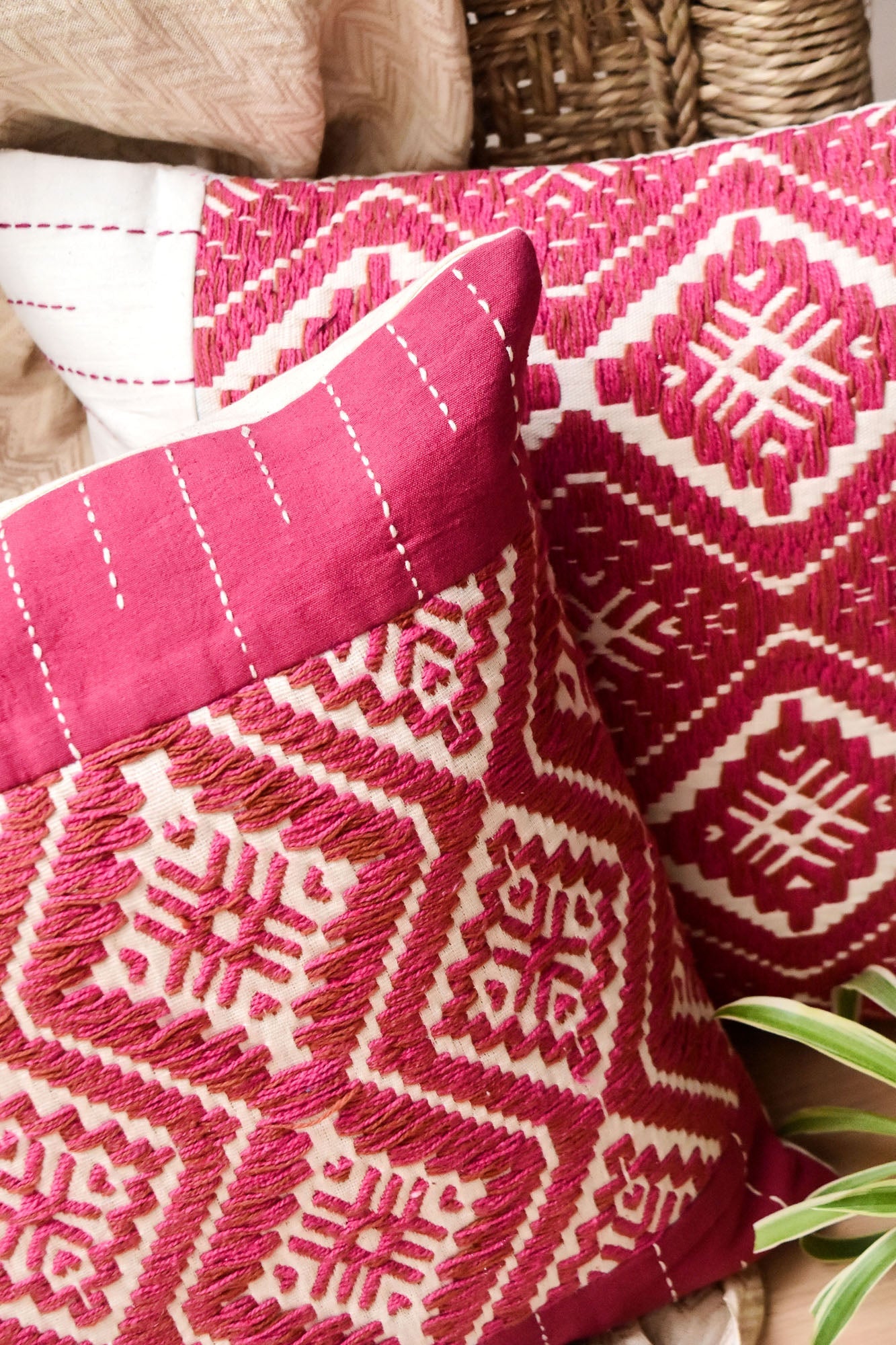 Saqaafat Handwoven Cushions - Set of 2 pcs