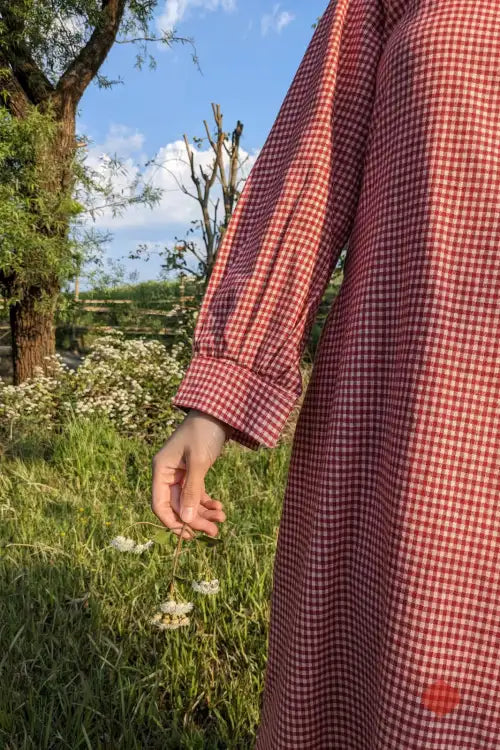 Gopika – Shirt Dress | Naturally Dyed | Handwoven Organic Cotton